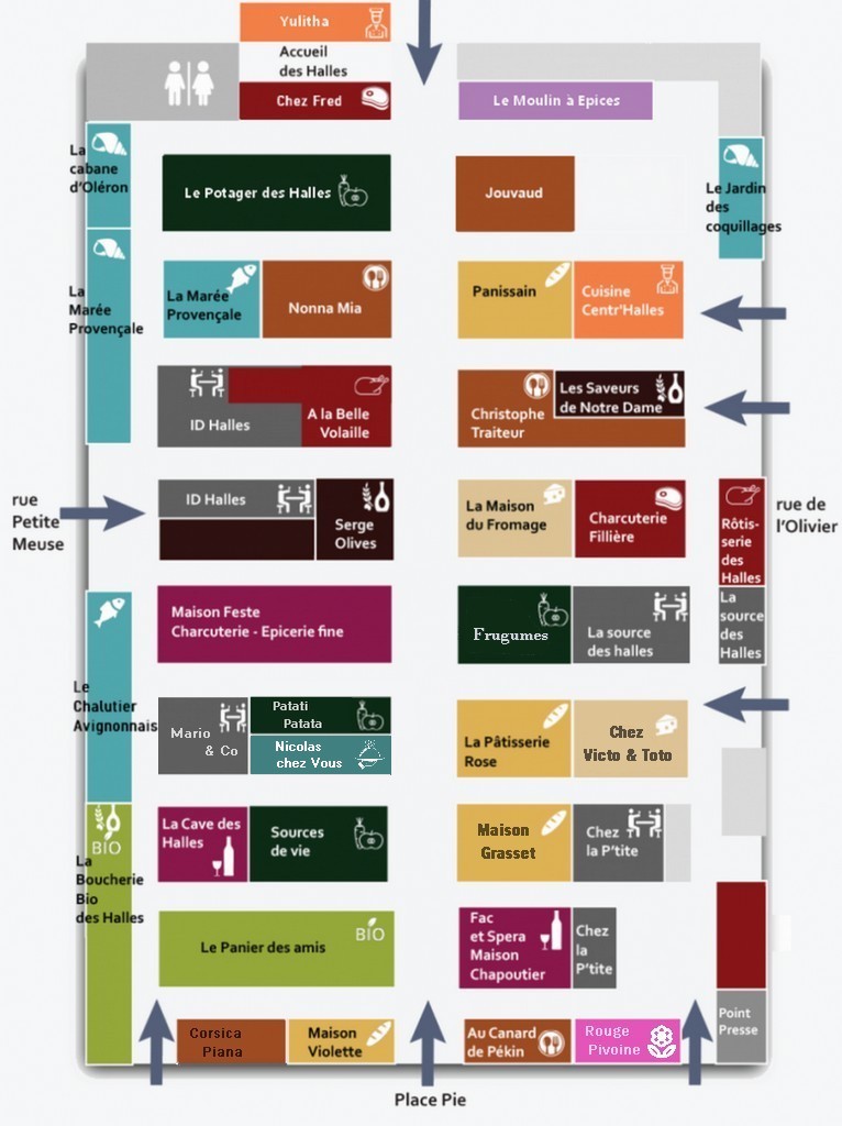 Carte interactive des commerçants